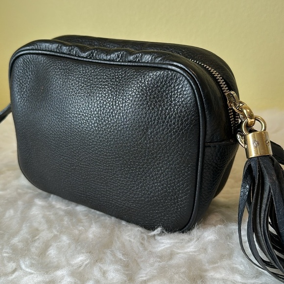 💯Authentic Gucci Soho Disco  Black Leather Crossbody Bag🍀 - Picture 8 of 17